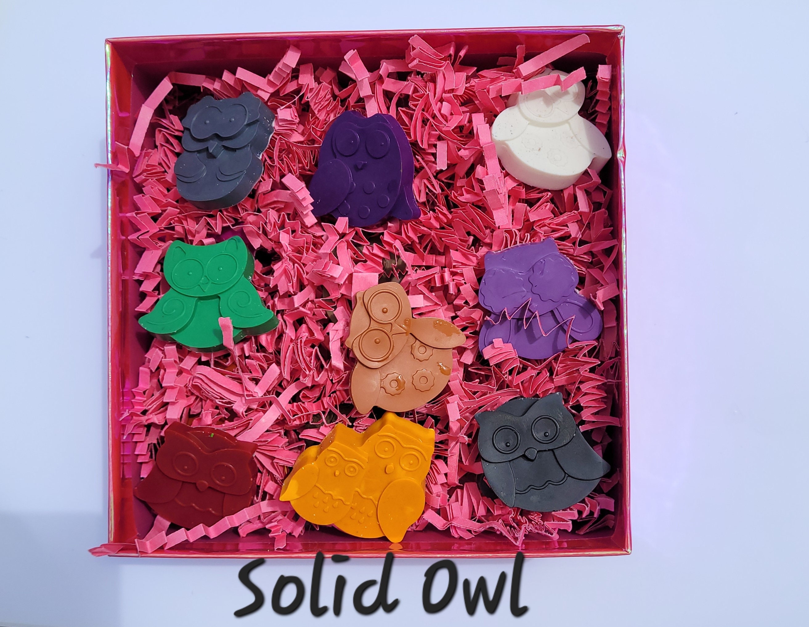 Owl Shaped Novelty Crayons
