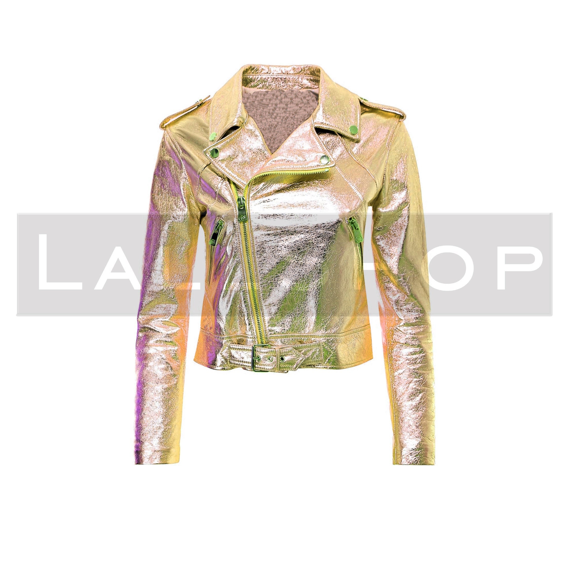 Buy online Solid Gold Metallic Bomber Jacket from jackets and blazers and  coats for Women by Trendsnu for ₹899 at 61% off