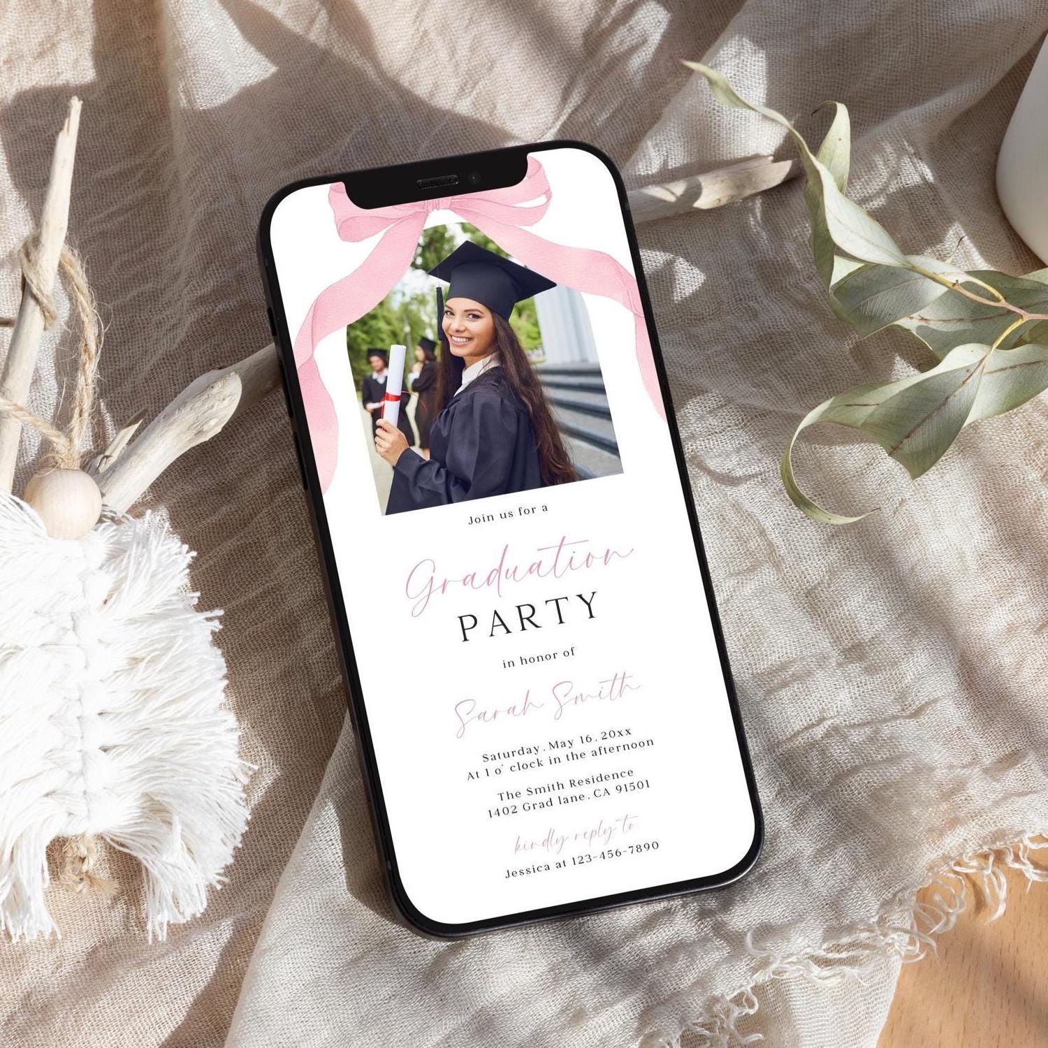 Elegant Graduation Invitations - Etsy, image size:1500x1500