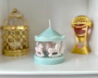 Carousel Candle | Fantasy Candle | Nursery Decorative Candle