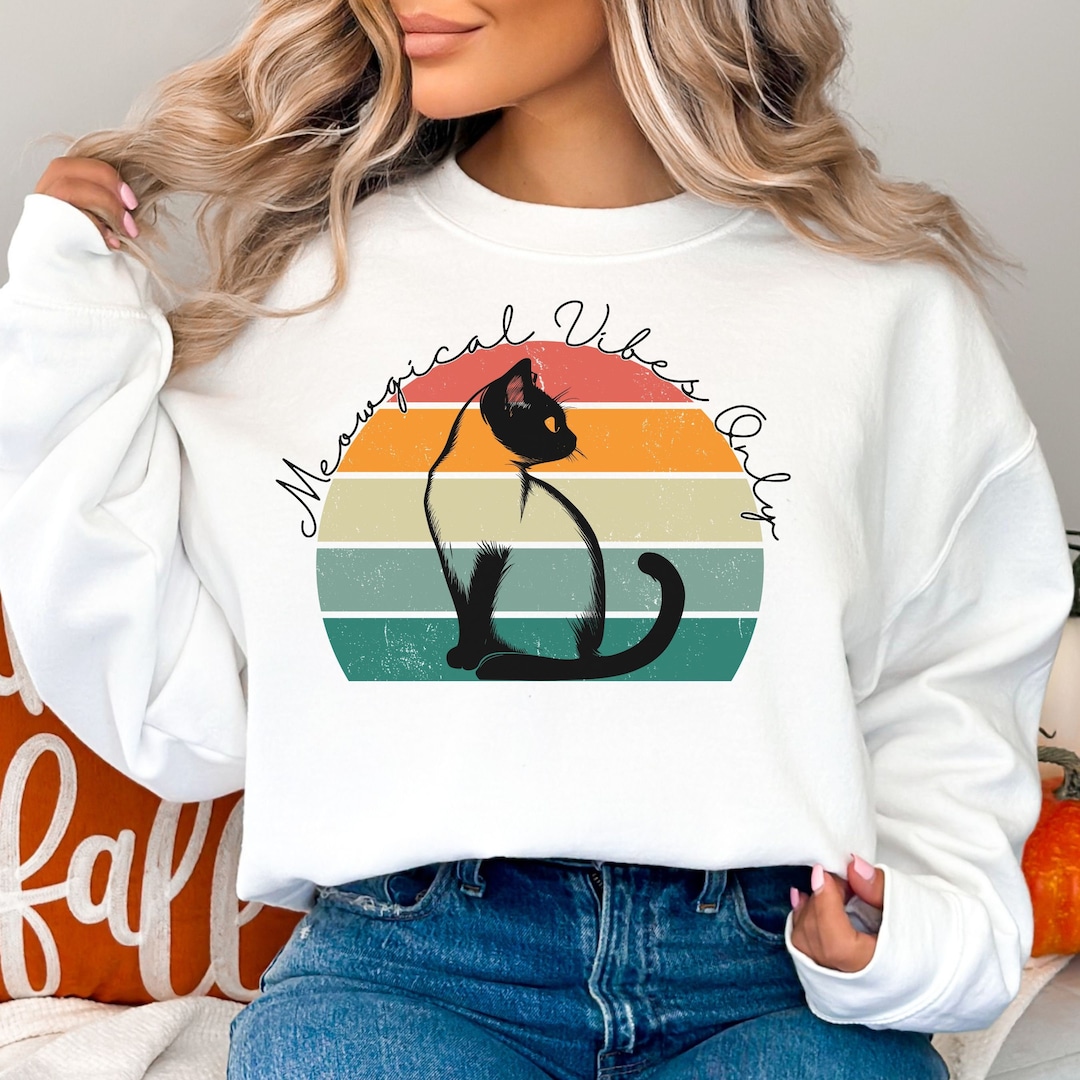 Vintage Siamese Cat Sweater Retro Siamese Cat Mama Tshirt Etsy