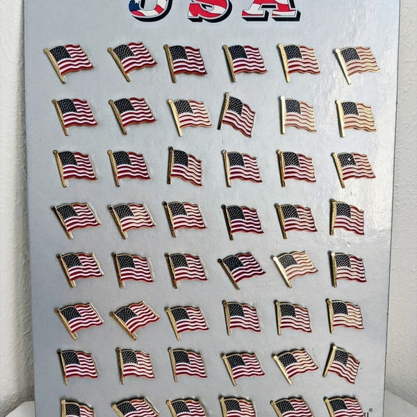 American Flag Lapel Pins Etsy