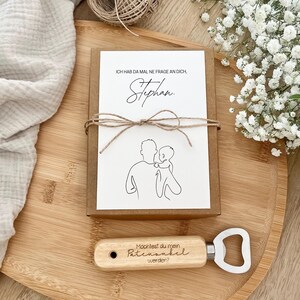 Patenonkel Geschenk Frage Patenschaft personalisiert Geschenkbox + Flaschenöffner graviert Namen Möchtest du mein Patenonkel sein