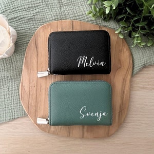 Portmonee Damen personalisiert Ostergeschenk Frau Geldbörse Frauen klein Geburtstagsgeschenk Freundin für Frau Kleine Brieftasche