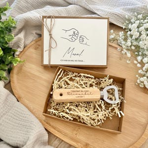 Patenonkel Geschenk Frage Patenschaft personalisiert Geschenkbox + Flaschenöffner graviert mit Namen Möchtest du mein Patenonkel sein