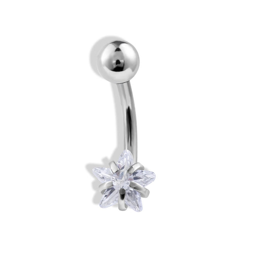 CM Crareesi Mania Piercing De Téton En Forme De Goutte D'eau 14 G En Acier Inoxydable 316L - Double Chaîne - Bijou De Piercing De Corps Pour Homme Et Femme, Zircone Cubique