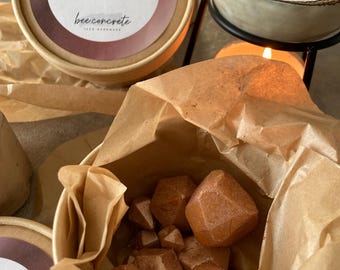 Crystal Soy Wax Melts: Schokoladenduft, Glitzer-Ölbrenner-Zubehör
