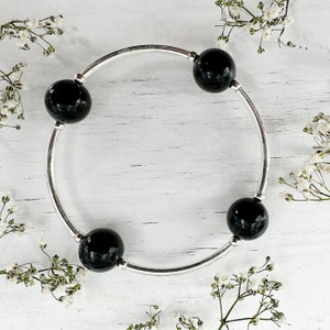 Onyx Bracelet - Be Grateful
