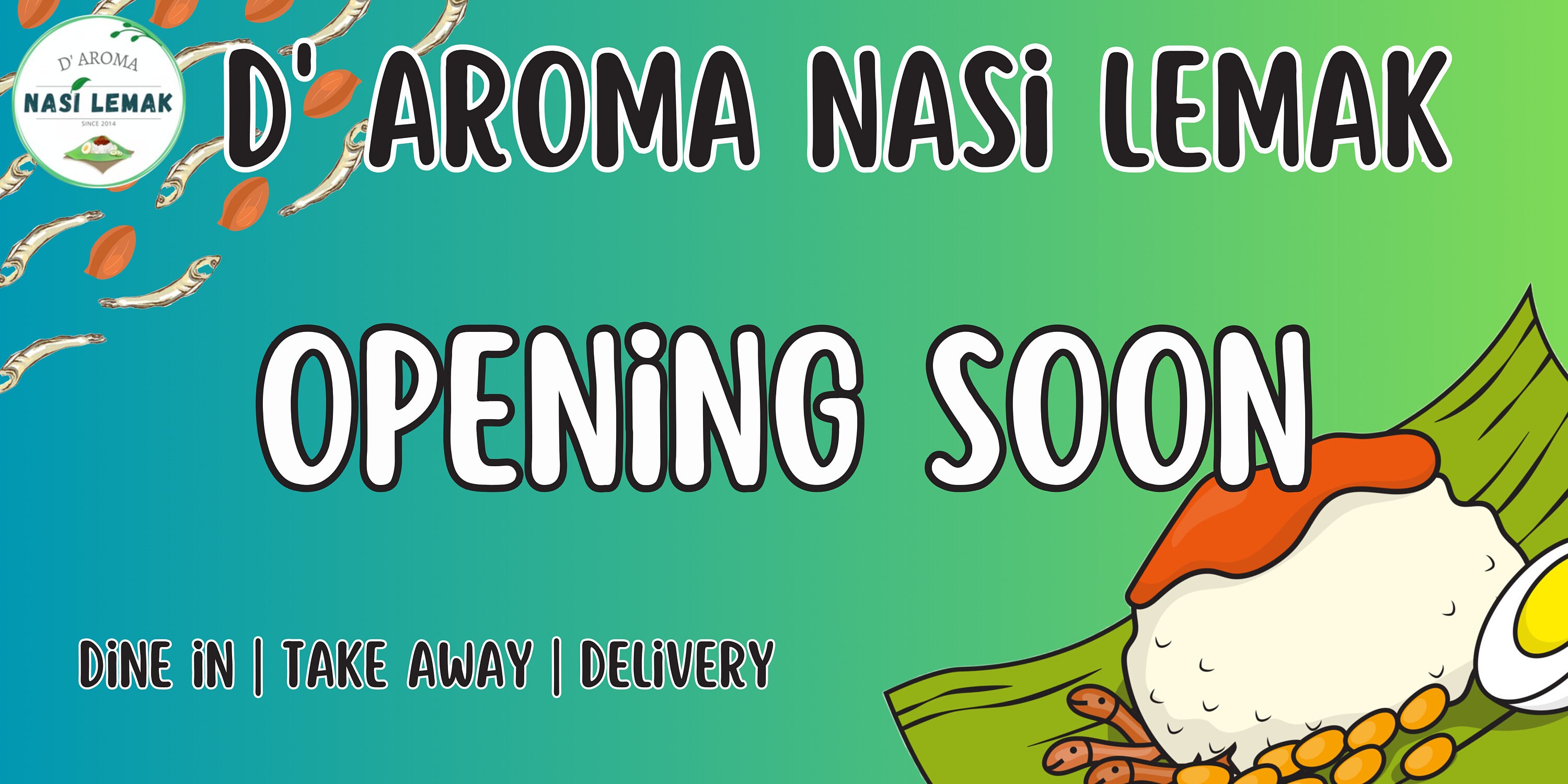 Canva Template for Nasi Lemak Banner 72x36 - Etsy