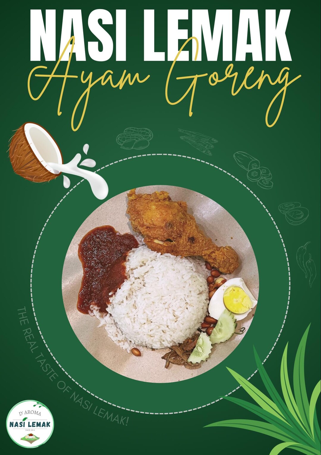 Canva Template for Food Menu Display (A4 Size) - Etsy