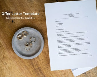 Professional Job Offer Letter Template - Customize in Word or Google Docs for Personalized Job Offers
