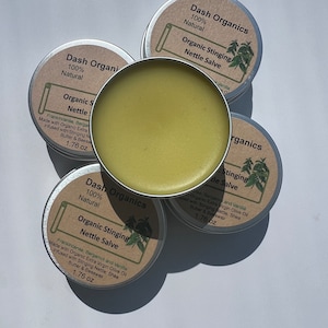 1 Organic Stinging Nettle Healing Salve 50g | Vanilla & Frankincense Essential Oil