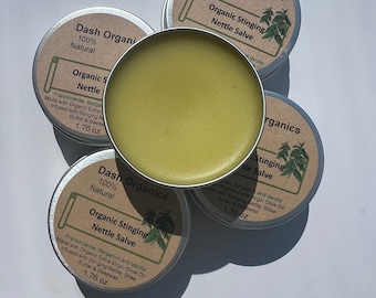 1 Organic Stinging Nettle Healing Salve 50g | Vanilla & Frankincense Essential Oil