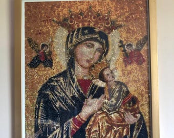 5D Diamond Painting Kit: Christian Art - The Last Supper, Mother of Perpetual Help