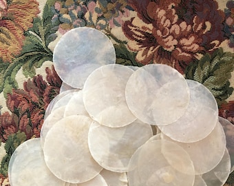 Capiz Raw shells | capiz circle | capiz square | seashells | mother of pearls