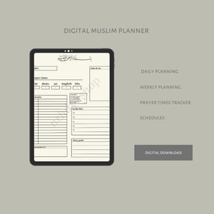 Digital Muslim Planner