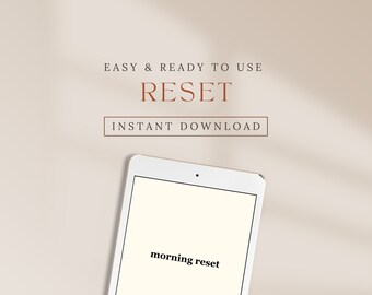 RESET | Morning Digital Planner