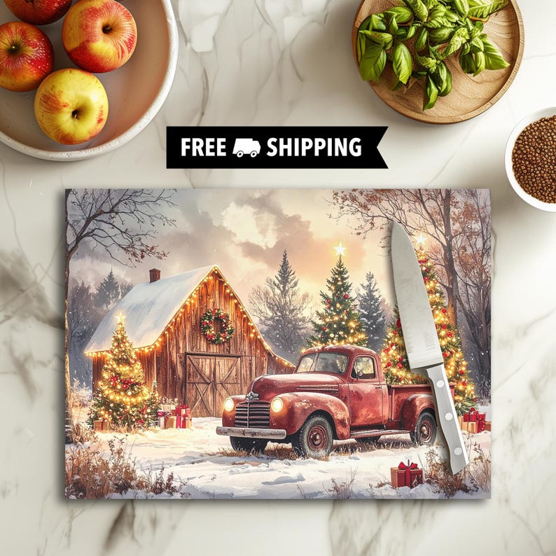 InkedInThyme Tempered Glass Cutting Board - Thumbnail 2