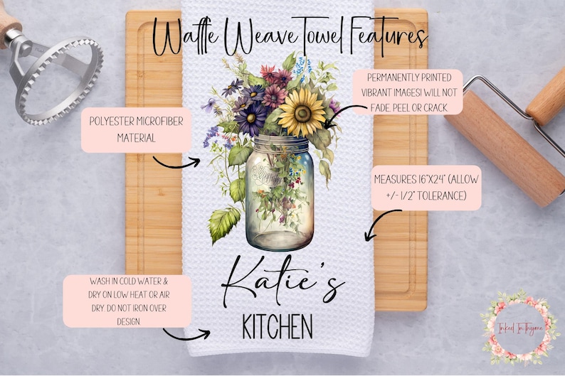 InkedInThyme Kitchen Towel - Thumbnail 5
