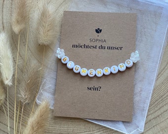 Bracelet personalized | Flower child ask | Gift | Wedding