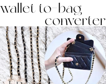 Wallet Converter, Wallet to WOC, Wallet to Bag Converter Kit, Wallet On Chain DIY, Turn Your Wallet into Crossbody, Wallet Accessories