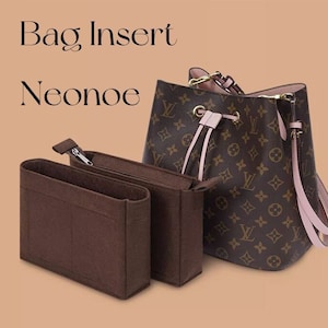 Suedette Basic Style Leather Handbag Organizer for Louis Vuitton NeoNoe