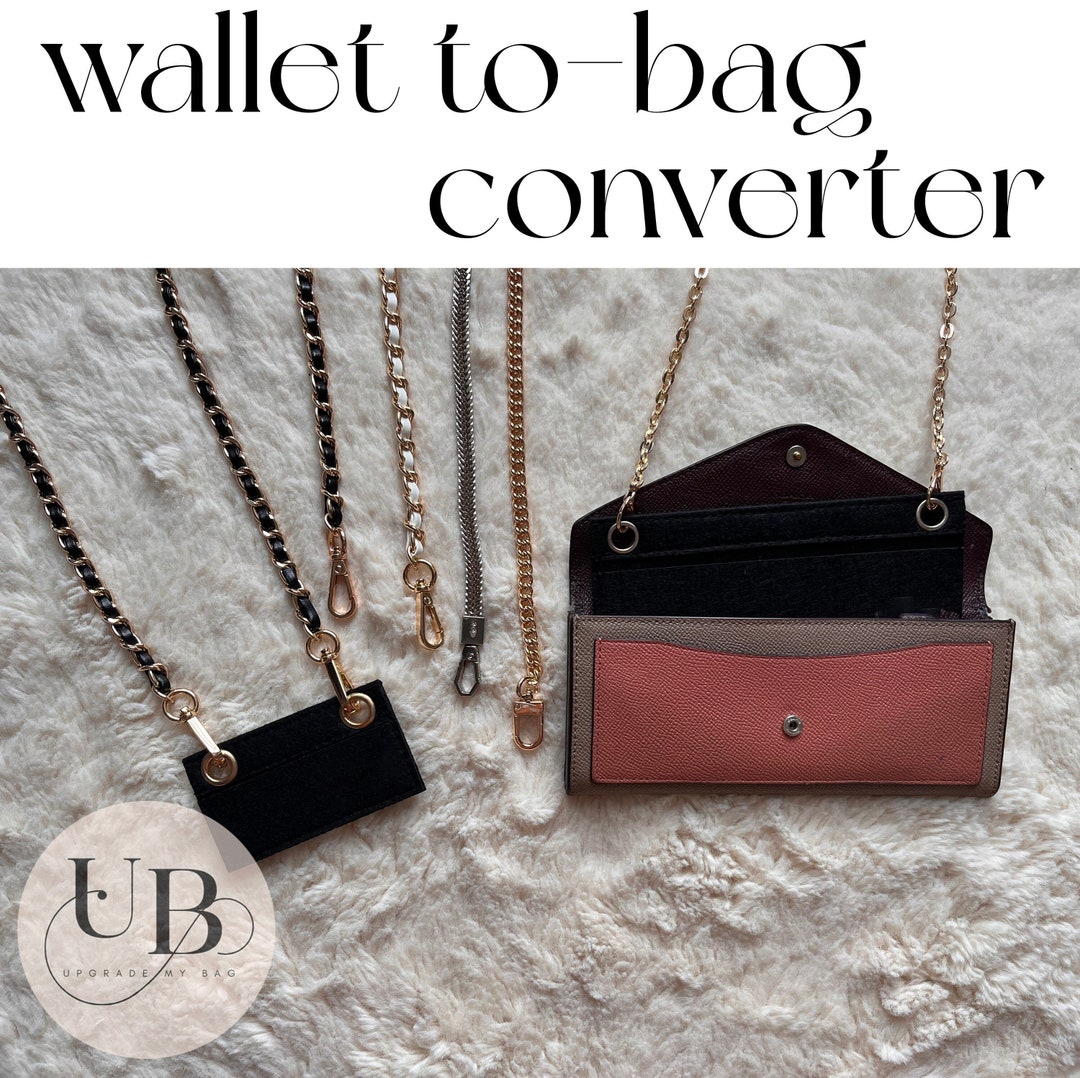 Wallet Conversion Kit With Chain / Wallet Insert Chain Saddle Wallet ...