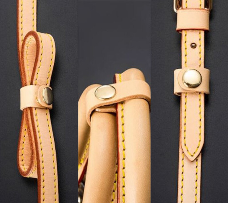 Fullgrain Leather Strap Adjuster/ Leather Strap Length Adjust Buckle