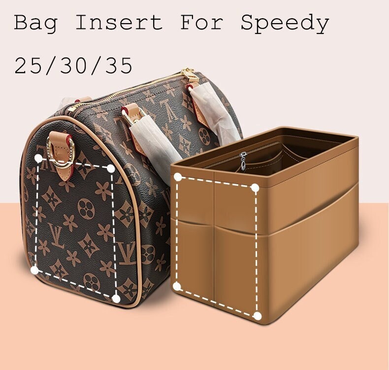 WUTA Felt Insert Bag Organizer For LV Speedy 20 25 30 35 Flap Handbag Inner  Bag Makeup Travel Purse Storage Tote Bag Accessories - AliExpress