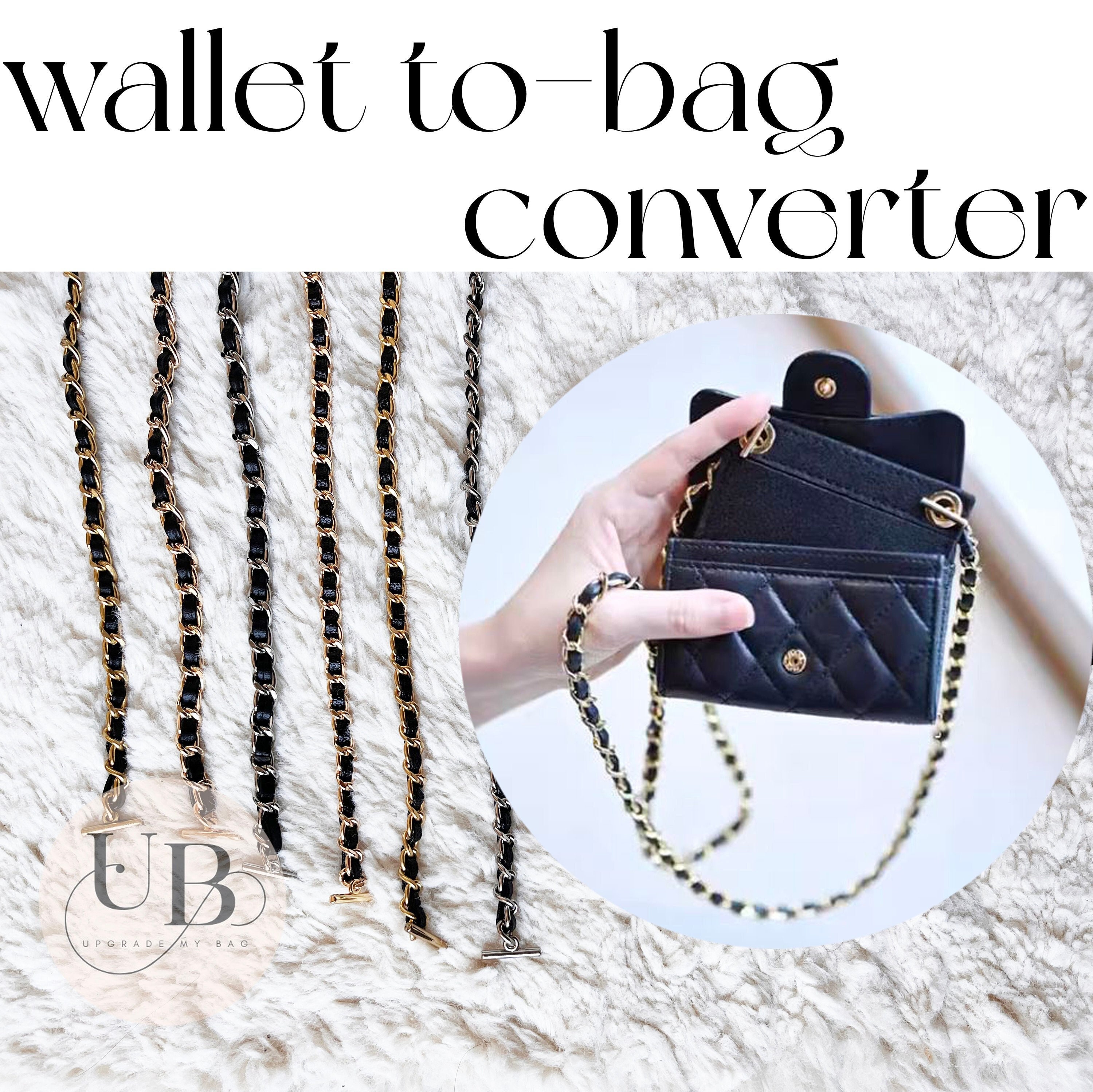 Crossbody Chain Conversion Kit for Wallets - Bag Straps Online –  dressupyourpurse