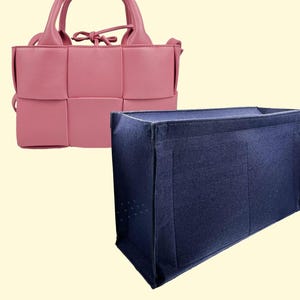 Custom Liner for BV Candy Leather Arco Tote Bag, Bag Organiser Insert for Arco Tote Bag, Felt Purse Organiser,Personalised Handbag Organiser
