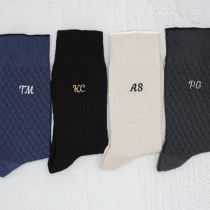 Custom Embroidered Groomsmen Socks, Premium Bamboo Socks, Personalized Wedding Socks, Mens Wedding Socks, Best Man Socks, Mens Dress Socks