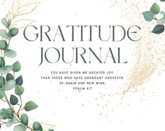 Digitales Dankbarkeits-Journal, tägliche Dankbarkeitsseiten, tägliche Reflexion, iPad Digitaler Planer, Canva Dankbarkeitsplaner, Selbstfürsorge, Leben