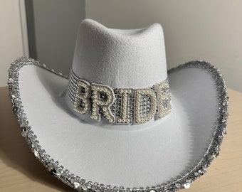 Adult's Bride Cowboy Hat Ladies Hen Do Fancy Dress Womens Hen Night Costume Accessory Bachelorette Party Wedding Gifts