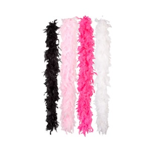 Fancy Dress Feather Boas Adults Festival Costume Accessory