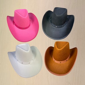 Adults Classic Cowboy Hats Adjustable Cord Western Fancy Dress Festival Party Accessory Headwear