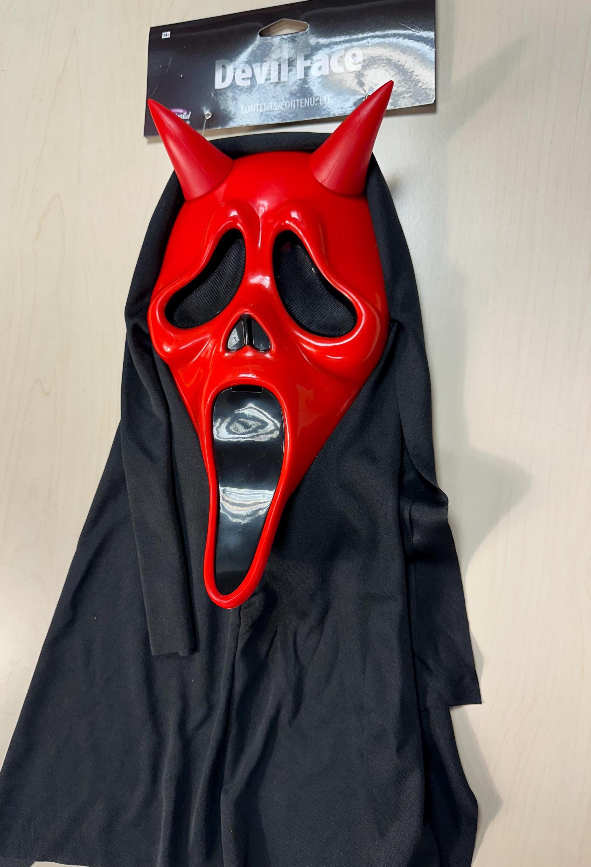 スクリームデビルマスク ゴーストフェイス ハロウィンホラー 大人用