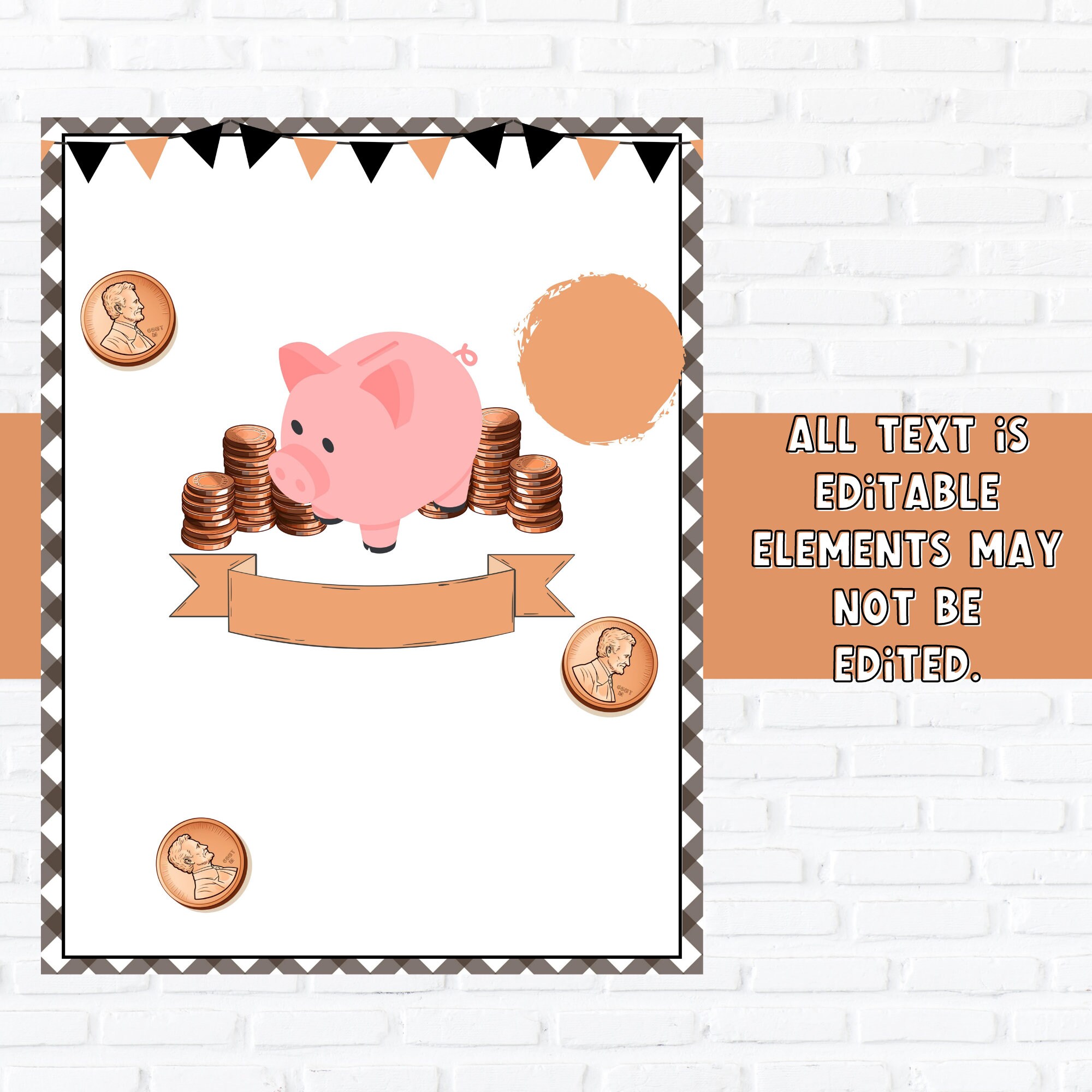 Penny War Editable Fundraiser Flyer TEMPLATE, School Fundraiser, PTA ...
