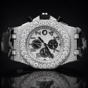 スクエア ブリンブリン オマージュ ウォッチ ヒップホップ 腕時計 アイスアウト Iced out rolex - Etsy 日本