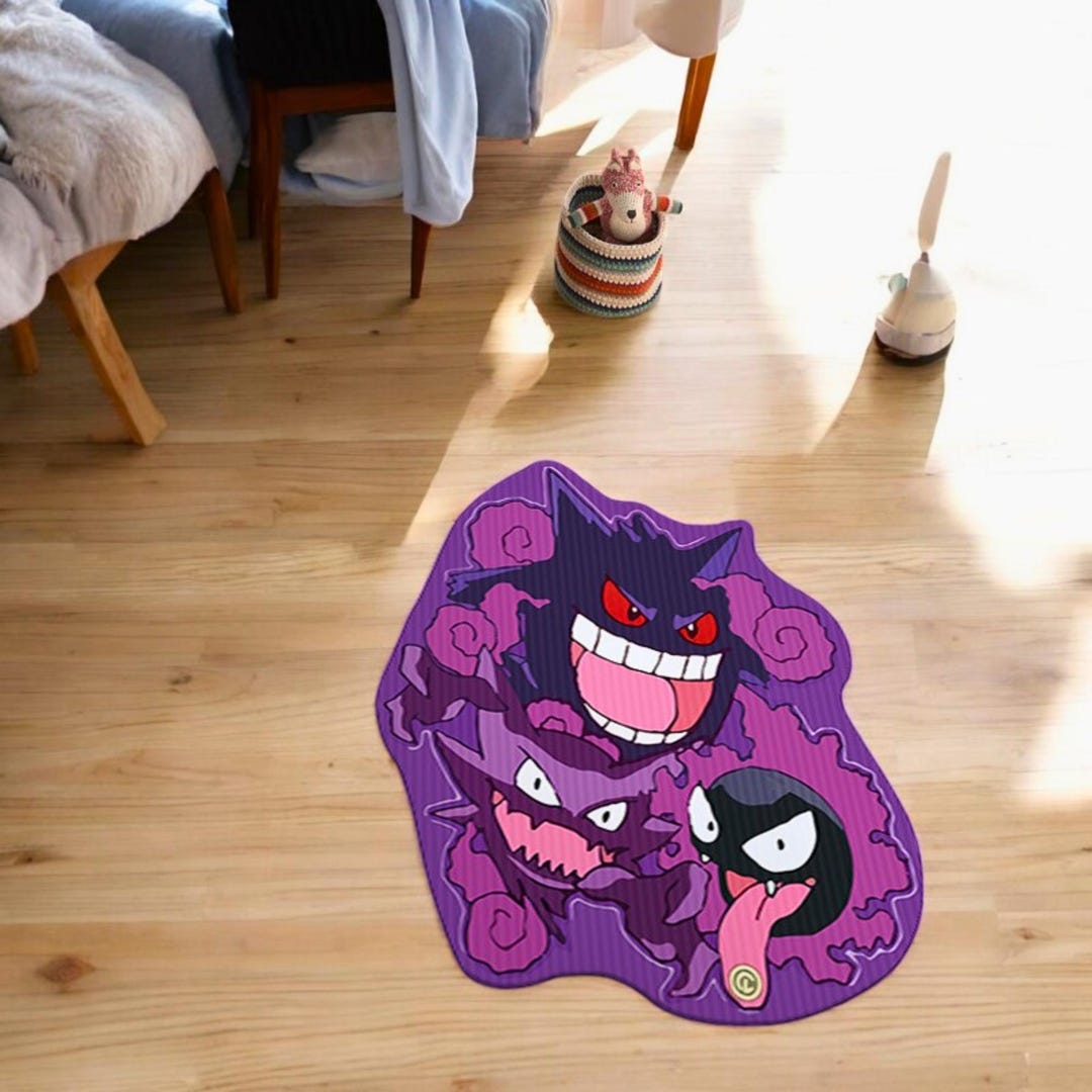 Japanese Anime Rug , Anime Rug, Cute Anime Rug, Cartoon Shaped Rug ...