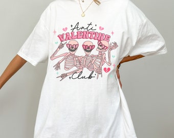 Anti Valentine Club Shirt, Funny Valentines Shirt, Valentines Day Shirt, Valentine Comfort Colors ,Anti Valentines Day Shirt,Valentine Gift
