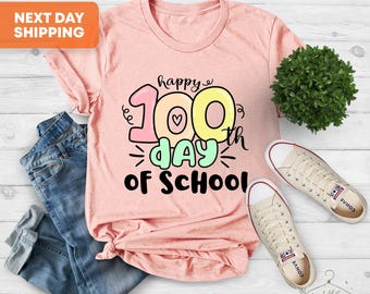 100 Days of School Shirt, Teacher Student Gift