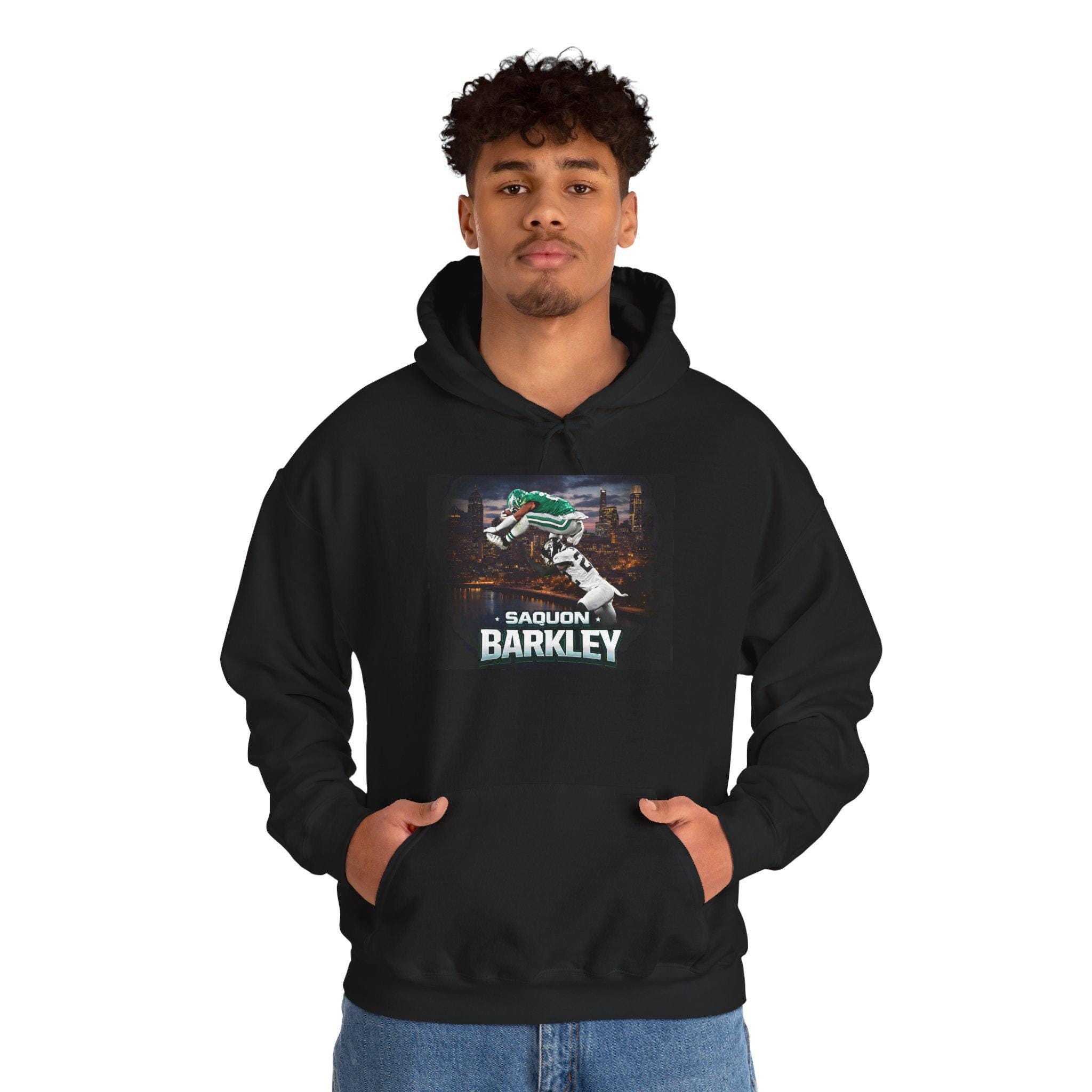 saquon barkley short sleeve hoodie