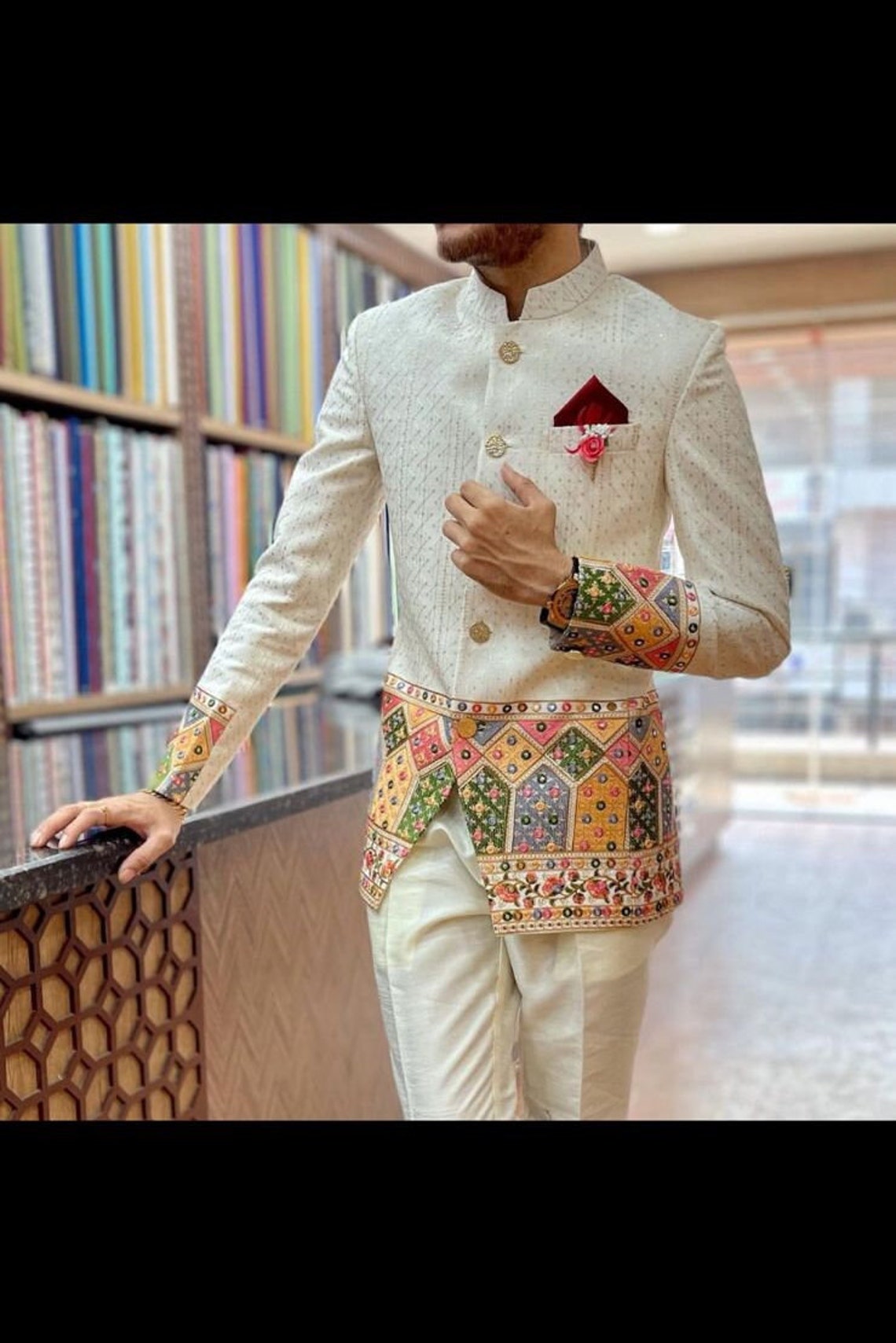 EMRAAN-HASHMI in Our Ivory Jodhpuri Suit