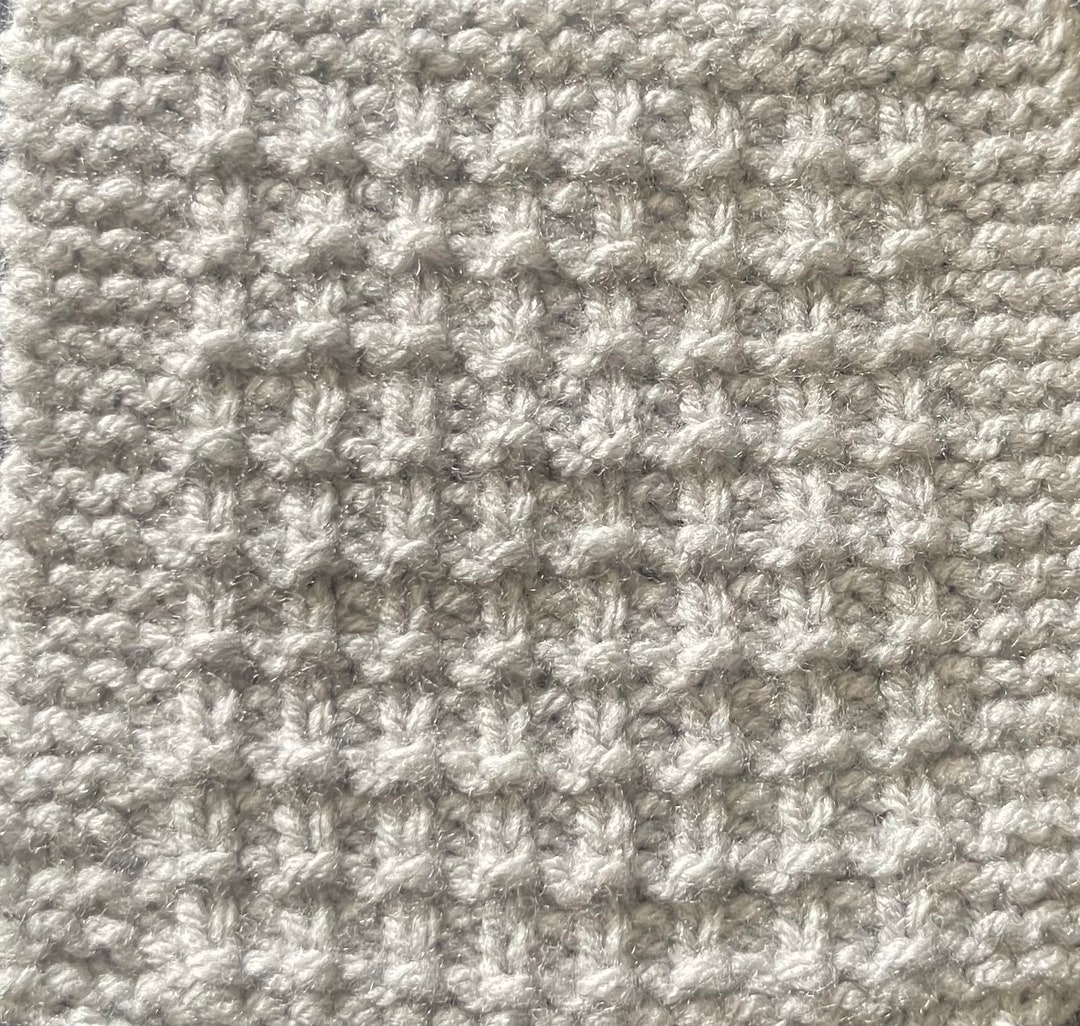 Fence Afghan Square Knitting Pattern - Etsy