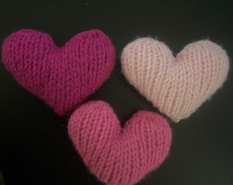 Stuffed Heart Knitting Pattern