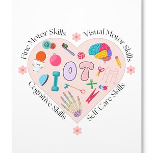 Occupational therapy poster, Premium Matte Vertical Posters, therapy office decor, occupational therapy office, ot gifts, ot poster, rehab