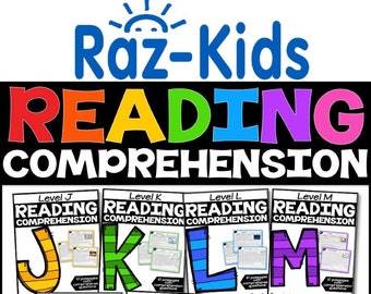 Raz Kids (K-Gr.3) Leveled Reading/Literacy Comprehension Bundle: Fluency Passages | Flashcards | Games | MC Questions | Plot Organizer