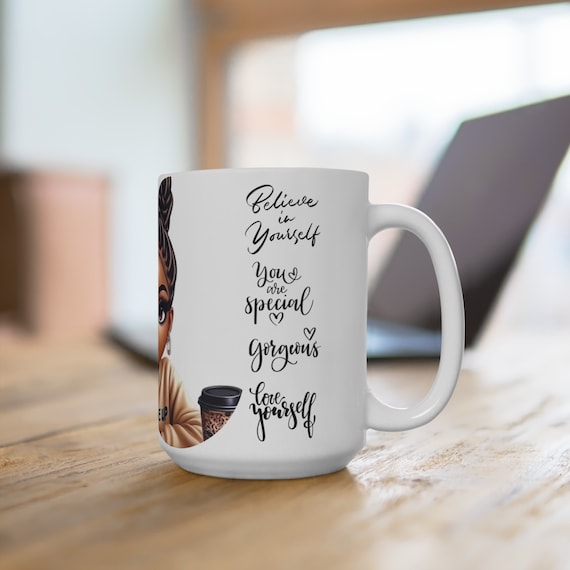 Black Girl Magic 15 Oz Mug| Coffee Mug| Black Girl Mug| Inspirational Coffee  Cup|espresso Cup - Etsy