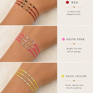Morse Code Bracelet Set, Faith Love Hope, Red String Armband, Triple bracelet meaningful jewelry, Gift for Best Friend, Couple & Family gift